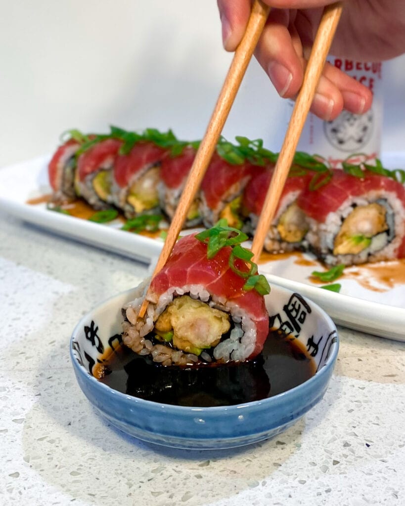 How to Top Sushi Rolls - Crafty Cookbook