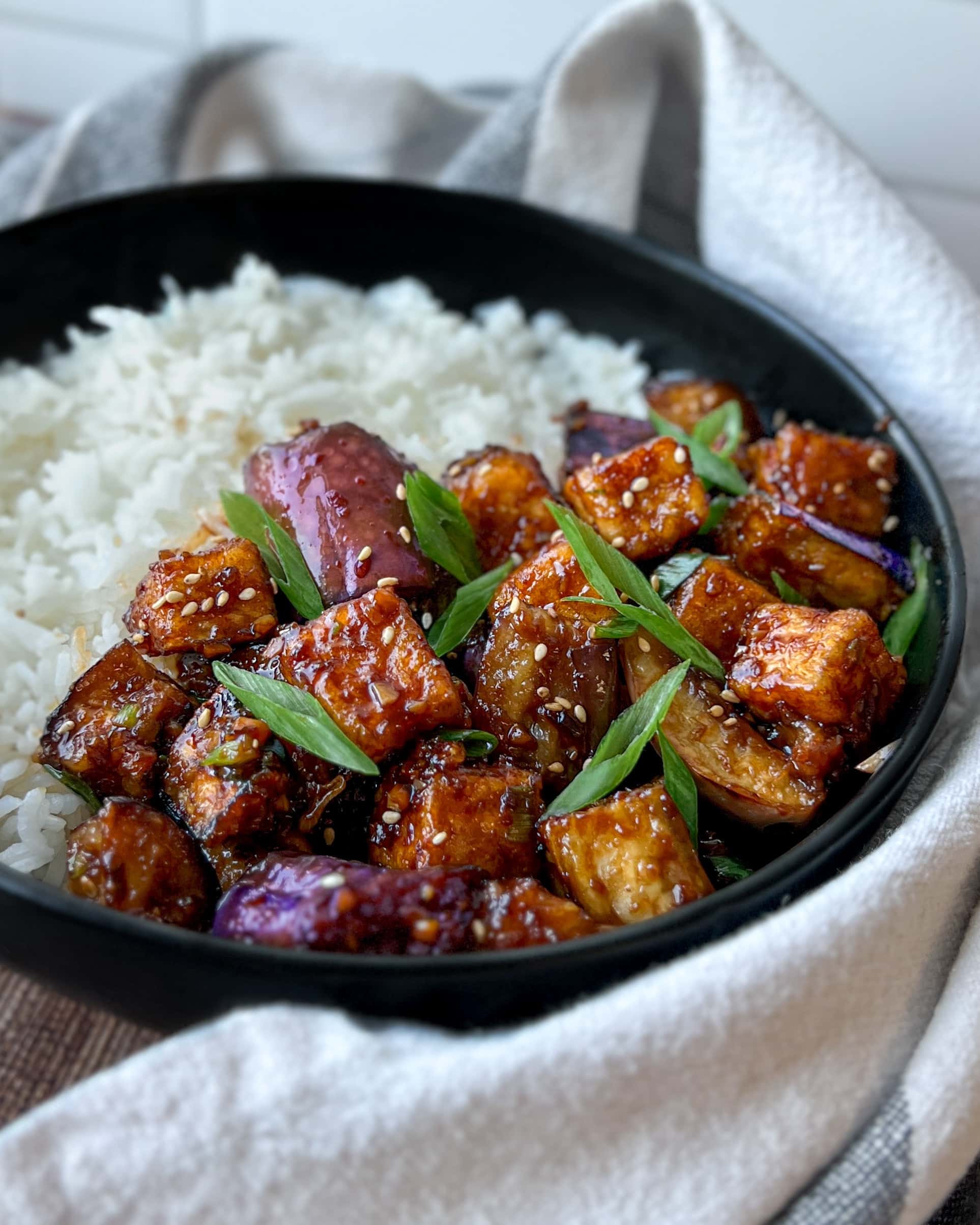 Garlic Eggplant & Crispy Tofu-image