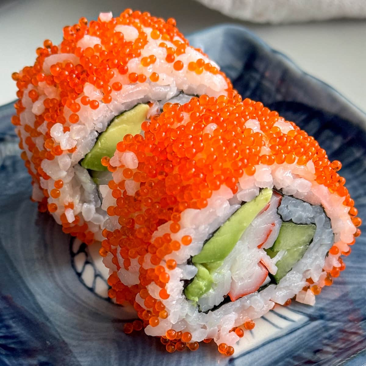 Tobiko California Roll (Sushi) - Crafty Cookbook